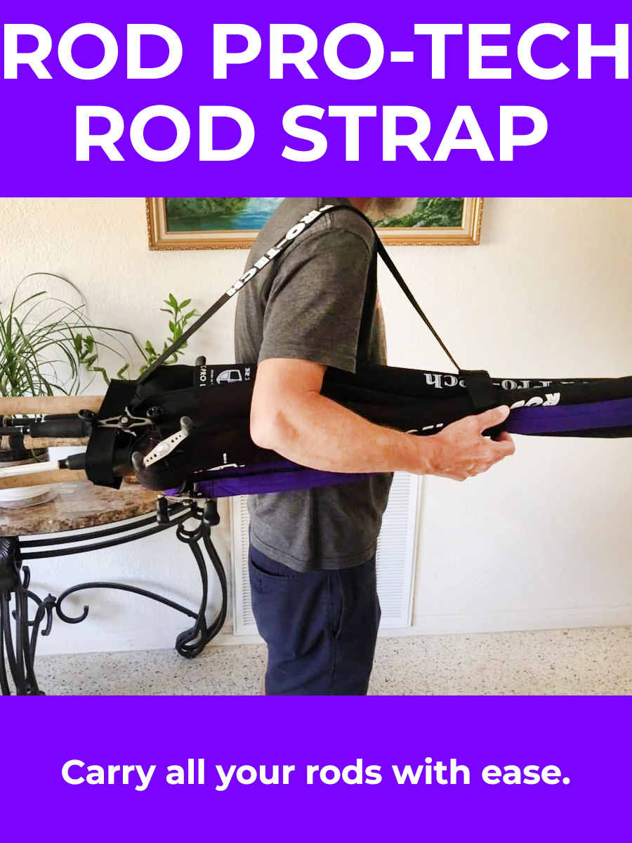 Rod Strap Multi Fishing Rod Carrier by ROD PRO-TECH